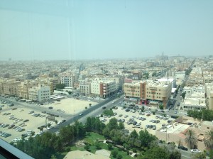 Looking Northeast....  Basically into the desert beyond the city.