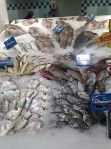 Just a portion of the fresh fish.....